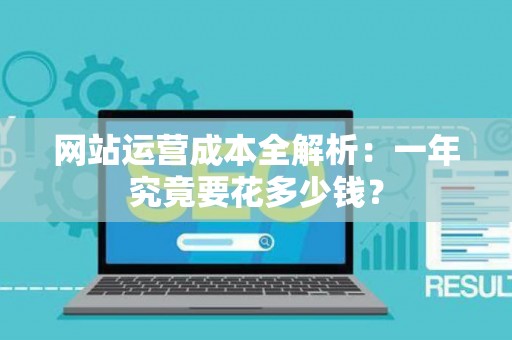 网站运营成本全解析：一年究竟要花多少钱？